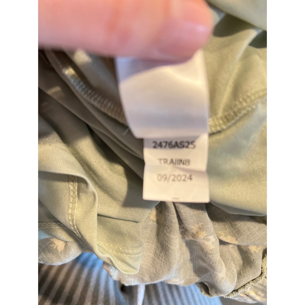 Aeropostale Womens Sage Green Floral‎ Smocked Mini Dress Puff Sleeve XL 2476AS25 - Picture 8 of 9